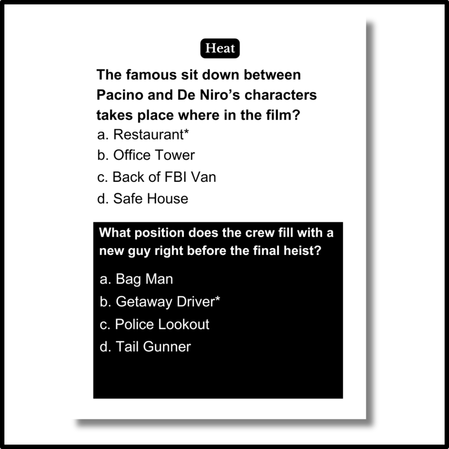 No Masks Required - Just Movie Knowledge